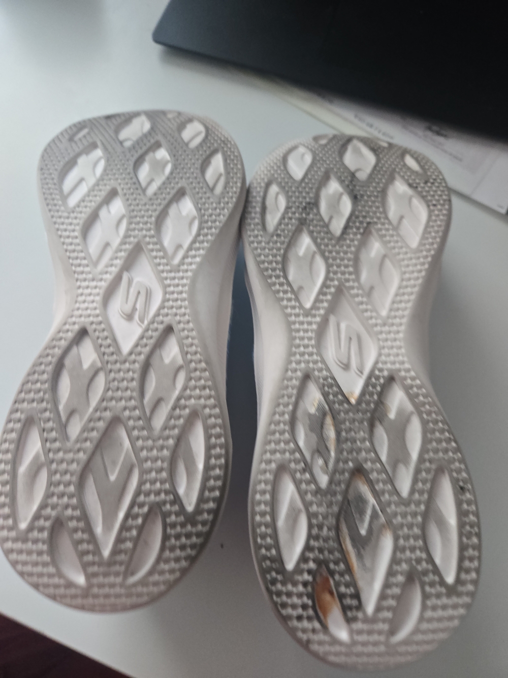 Skechers Slip-On Plaid Sneakers - Light Blue & Lavender - Picture 8 of 8